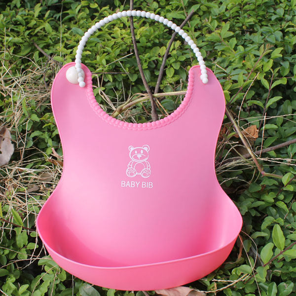 New Three-dimensional Waterproof Children's Eating Pocket Baby Imitation Silicone Bib Baby Bib Saliva Napkin Baby Eating Pocket