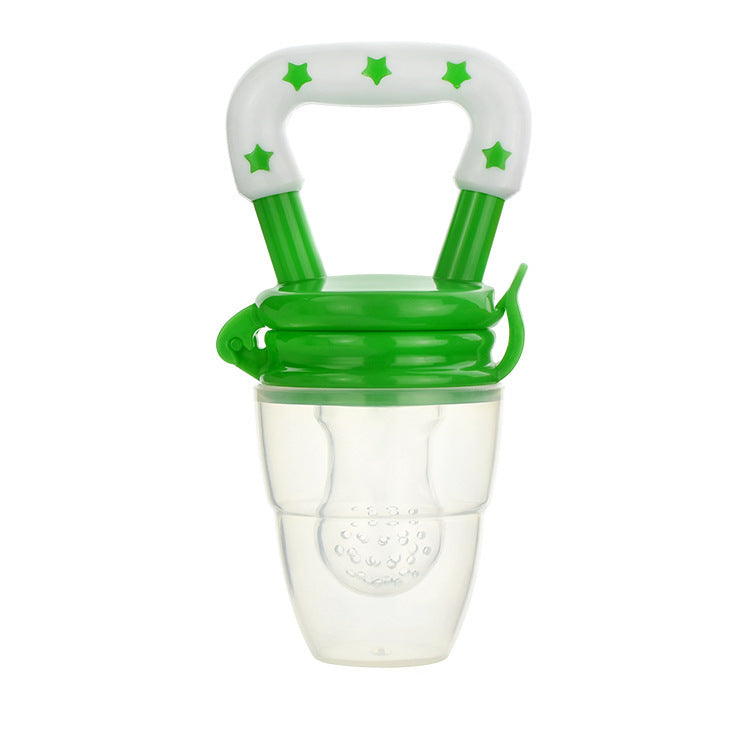 Baby Pacifier Silicone Baby Bite Music Supplementary Food Feeder Fruit Artifact Baby Teether