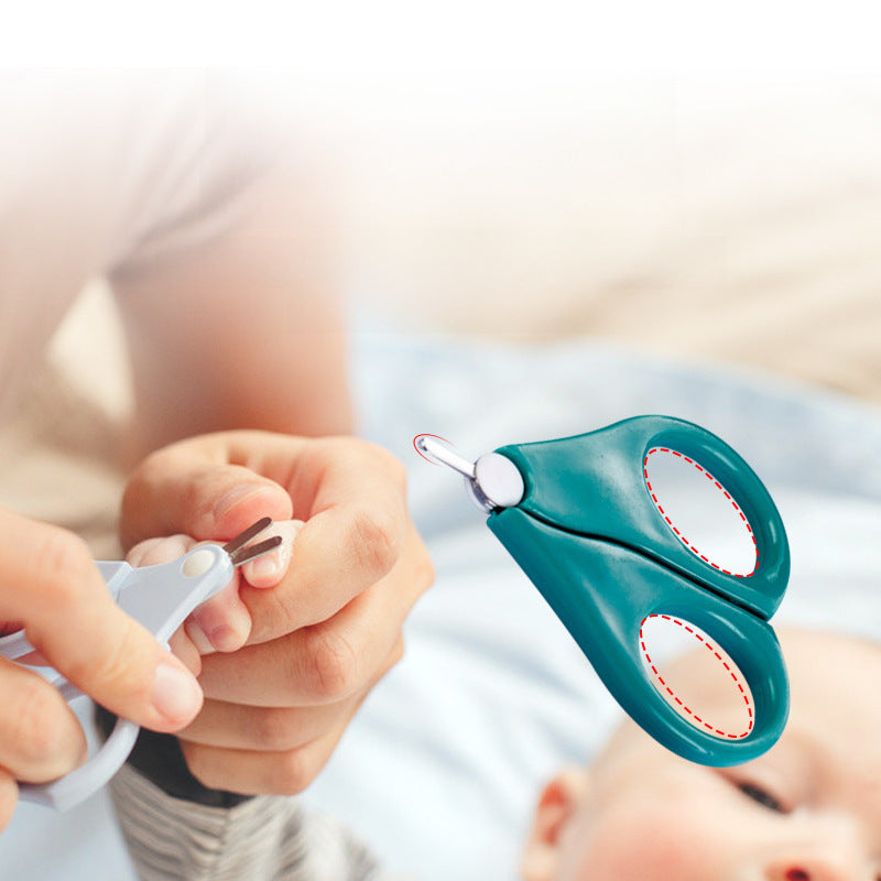 Infant Nail Clippers Care Five-piece Set Children's Nail Clippers Knife Baby Bear Cartoon Nail Clippers Nail Clippers
