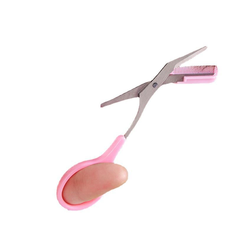 New Eyebrow Grooming Scissors With Comb