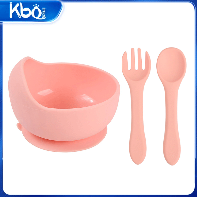 New Spot Silicone Children's Complementary Food Bowl