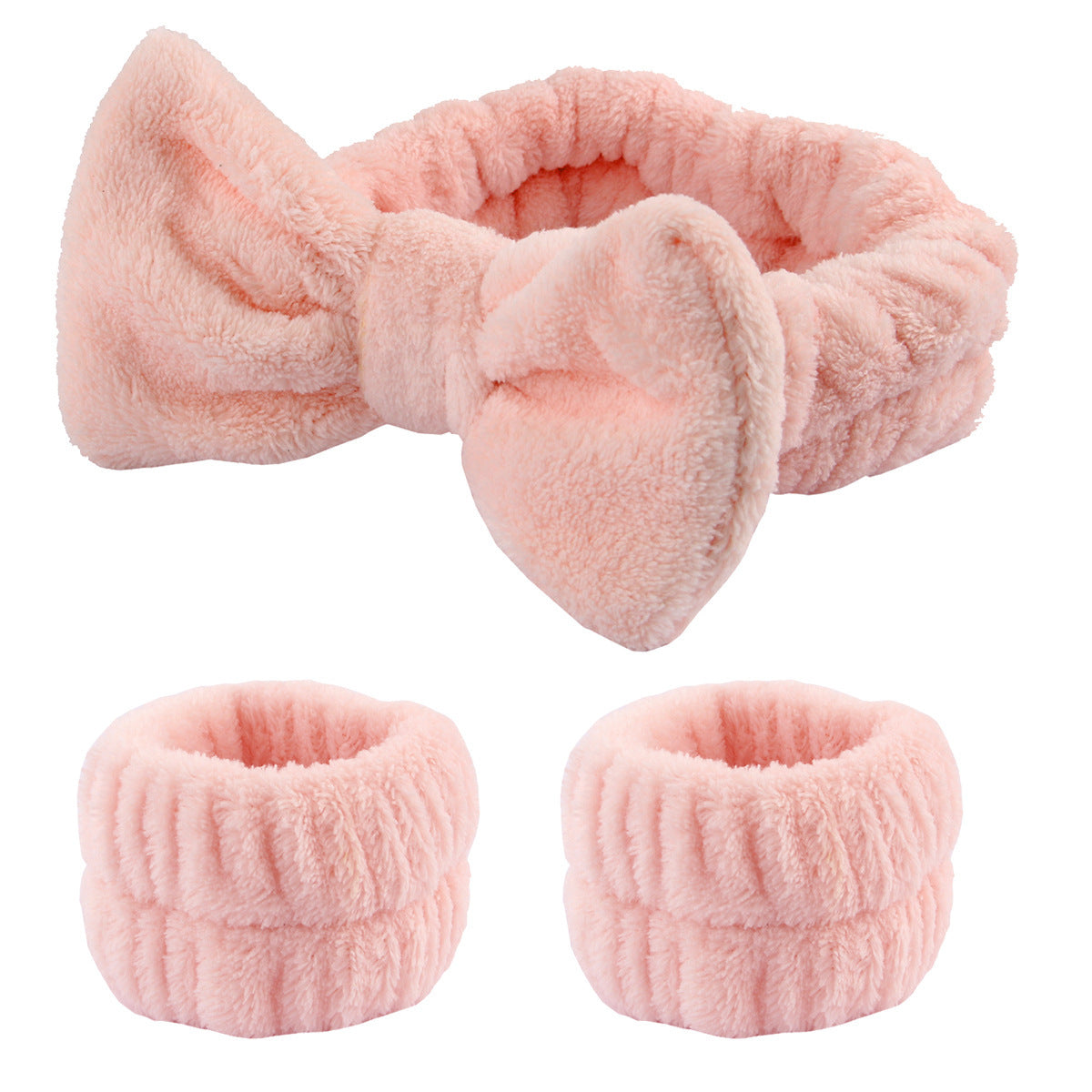 Plush Wristband Face Wash Spa Bracelet Spa Wristband Water-absorbent Sweat-absorbent Coral Velvet Waterproof Hairband