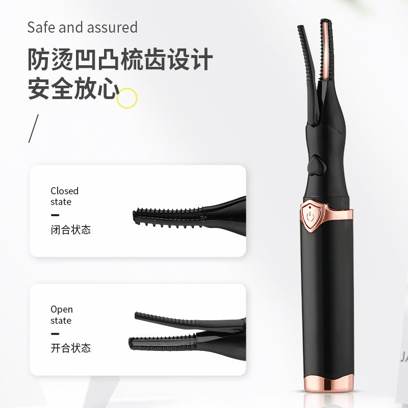 Just 10 Seconds Giant Curl! Electric Eyelash Curler Electric Eyelash Curler Roll Out Sunflower
