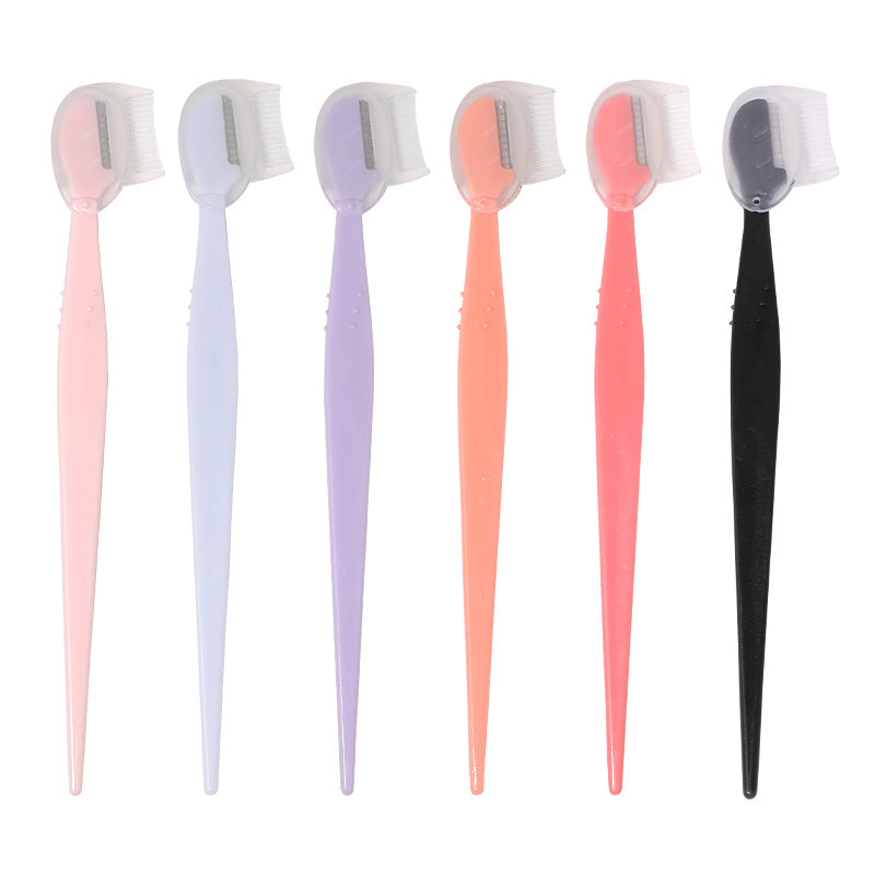 Bulk Brow Trimmer With Comb Straight Handle Beauty Tools Eyebrow Trimmer Beginners Eyebrow Trimmer With Protective Net Eyebrow Trimmer