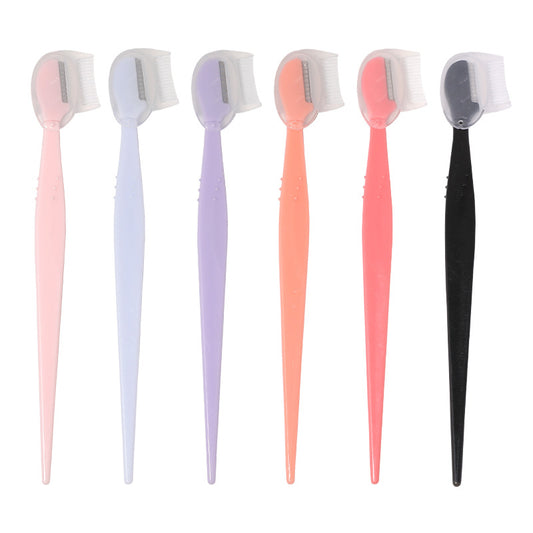 Bulk Brow Trimmer With Comb Straight Handle Beauty Tools Eyebrow Trimmer Beginners Eyebrow Trimmer With Protective Net Eyebrow Trimmer