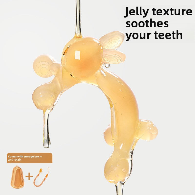 Rabbit Teether Baby Teether Stick Four Or Six Months Baby Teether Mouth Desire Period Anti-eating Hand Mushroom Toy Teether