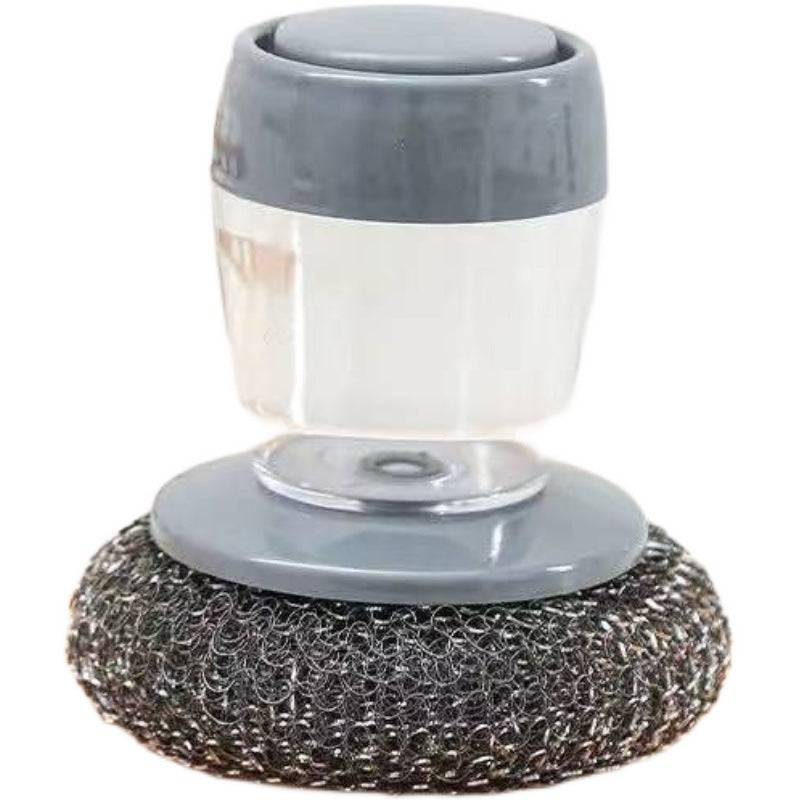 Kitchen Soap Dispensing Palm Brush