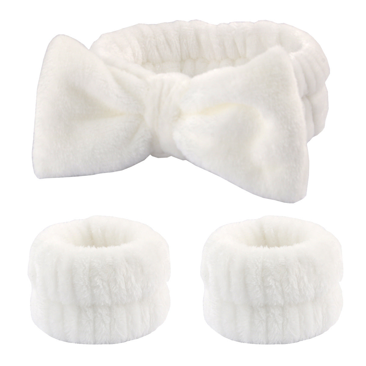 Plush Wristband Face Wash Spa Bracelet Spa Wristband Water-absorbent Sweat-absorbent Coral Velvet Waterproof Hairband