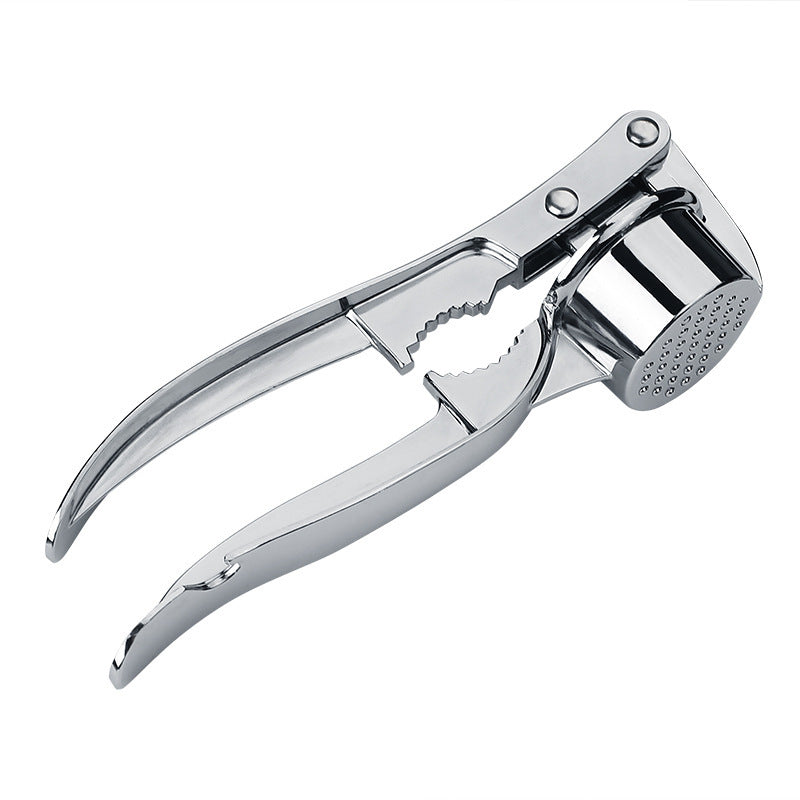 Extra Large Zinc Alloy Garlic Press Household Three-in-one Garlic Press Garlic Pounding Machine Manual Garlic Pureer Kitchen Tools Wholesale