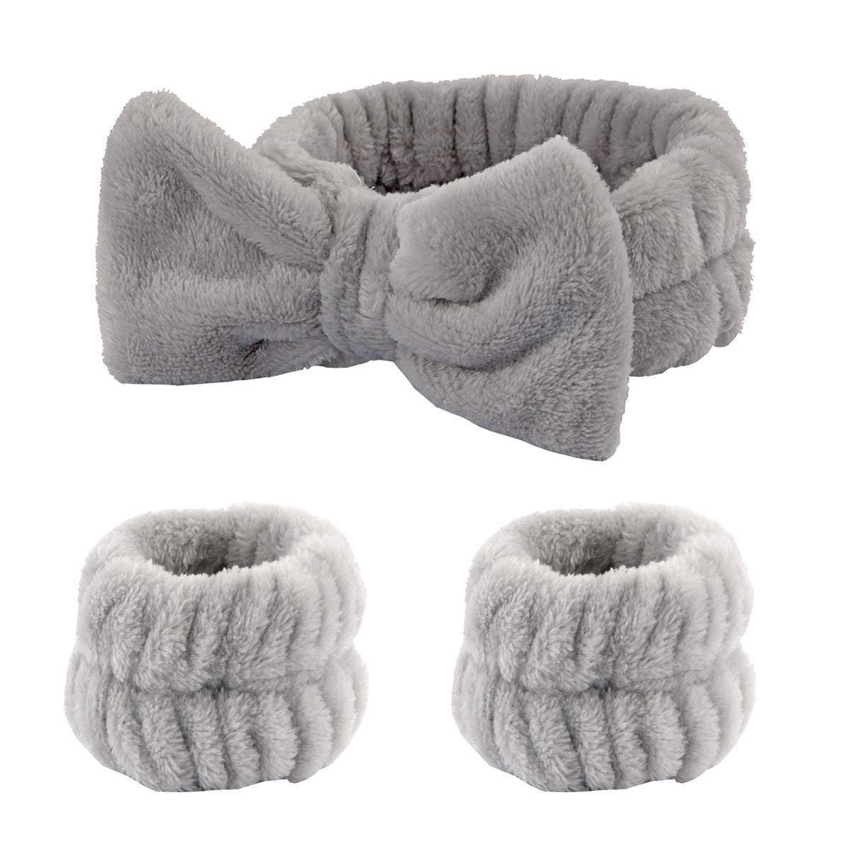 Plush Wristband Face Wash Spa Bracelet Spa Wristband Water-absorbent Sweat-absorbent Coral Velvet Waterproof Hairband