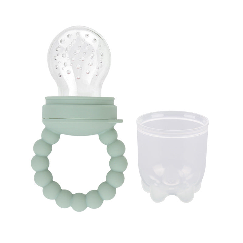 Baby Pacifier Fruit And Vegetable Bite Bite Fruit Food Supplement Artifact Baby Silicone Hand Guard Teeth Gum Molar Stick