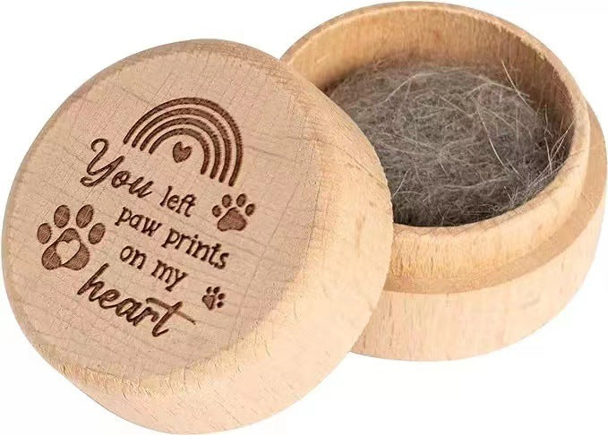 Wooden Children's Deciduous Tooth Box, Baby's Lanugo Tooth Collection, Commemorative Storage Box