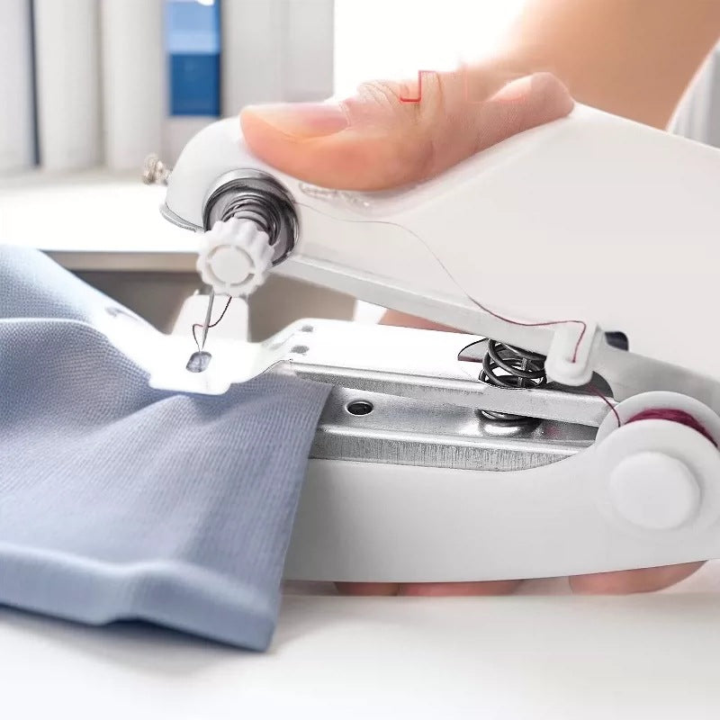 Portable Manual Mini Sewing Machine Household Handheld Simple Sewing Tool Pocket Small Sewing Machine