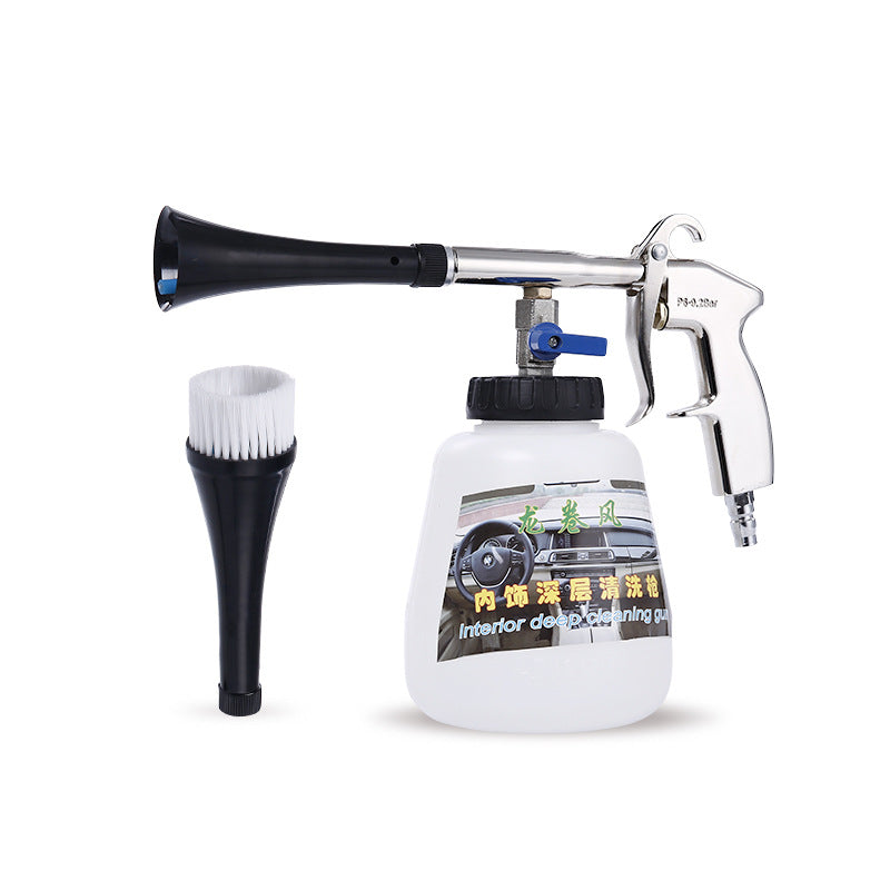 Tornado Car Interior Cleaning Gun Pneumatic Dust Blowing Gun Portable Air Blowing Gun Tornado Foam Cleaning Gun