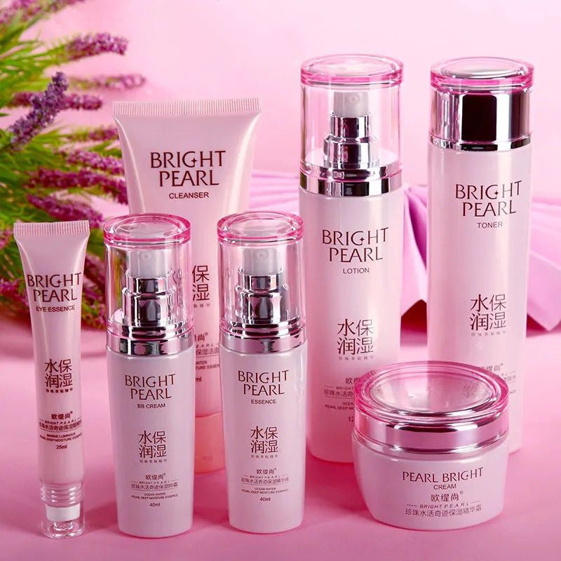 Ottishang Pearl Water Miracle Skin Care Set Hydrating And Moisturizing Facial Care Cosmetics Improve Skin Positive