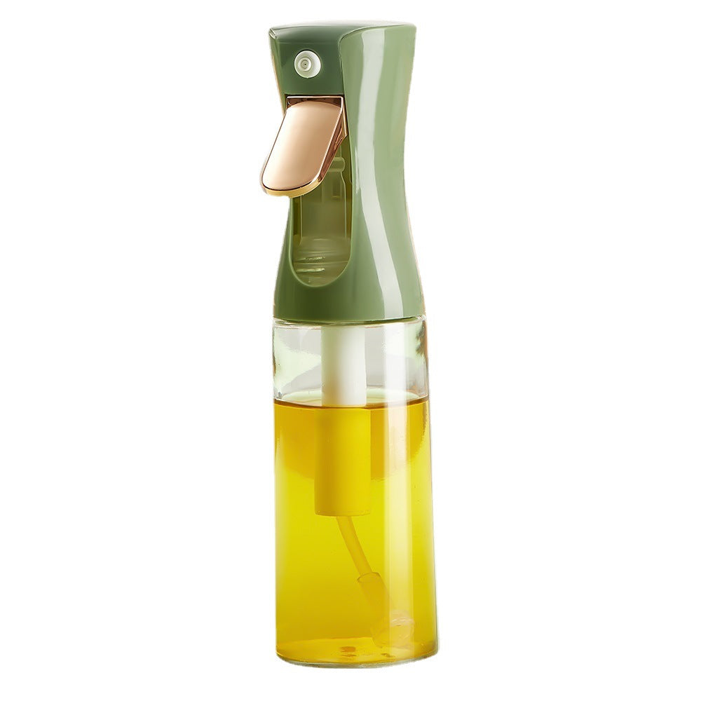 Double-tube Glass Oil Spray Bottle Atomized Oil Spray Pot Barbecue Air Fryer Kitchen Edible Olive Oil Spray Tank Artifact