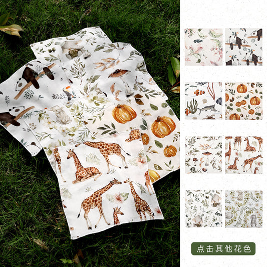 Aixi Bamboo Cotton Saliva Towel Baby Small Square Towel Newborn Handkerchief Face Gauze Towel 2 Baby Towel