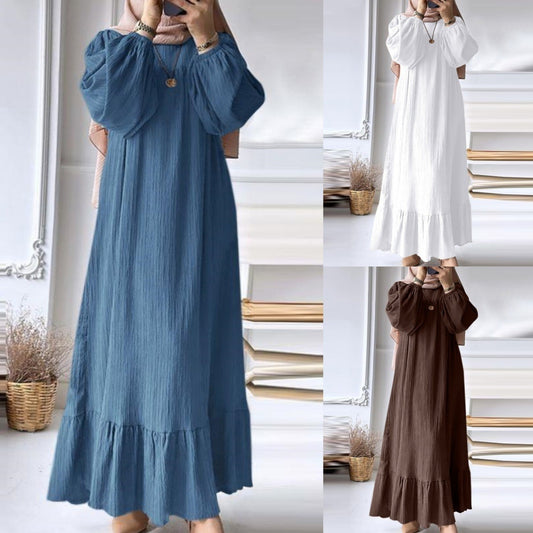 Women's Hem Ruffled Dress