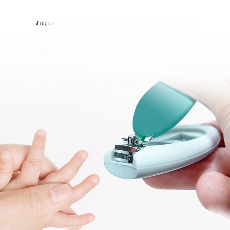 Infant Nail Clippers Care Five-piece Set Children's Nail Clippers Knife Baby Bear Cartoon Nail Clippers Nail Clippers