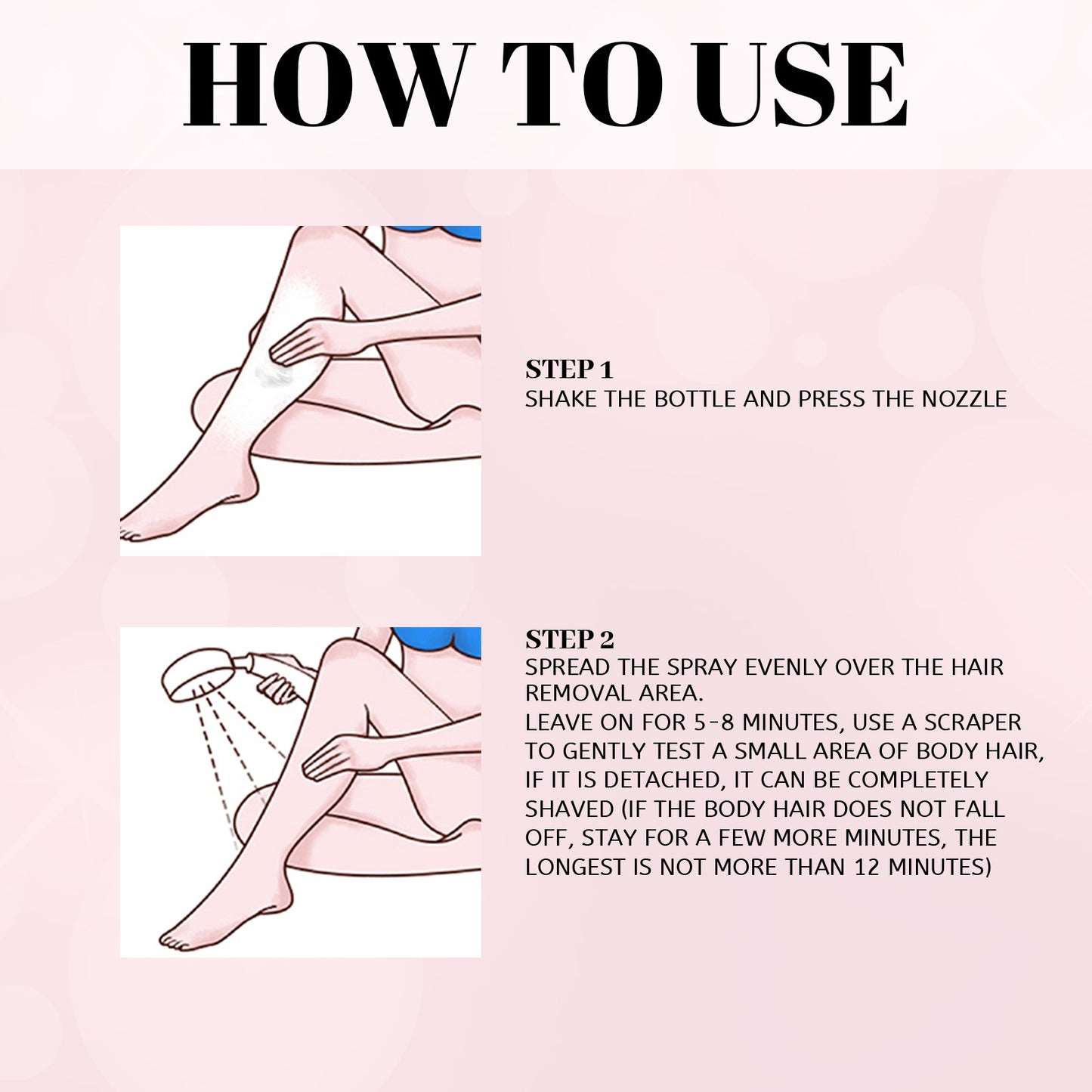 EELHOE Honey Mousse Hair Removal Spray Armpit Hair Moisturizing Moisturizing Foam Skin-Friendly And Non-irritating
