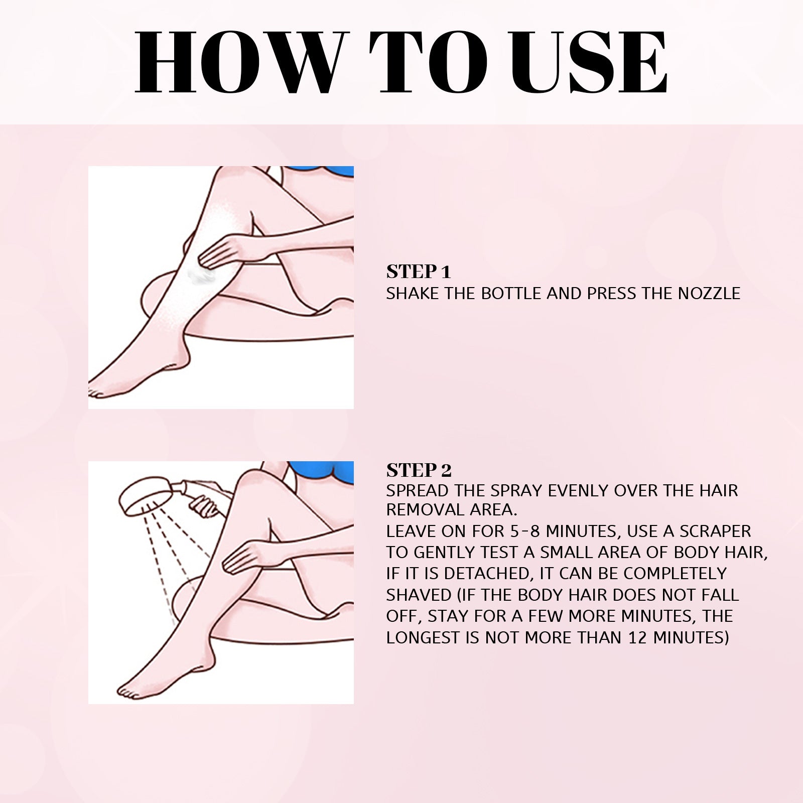 EELHOE Honey Mousse Hair Removal Spray Armpit Hair Moisturizing Moisturizing Foam Skin-Friendly And Non-irritating