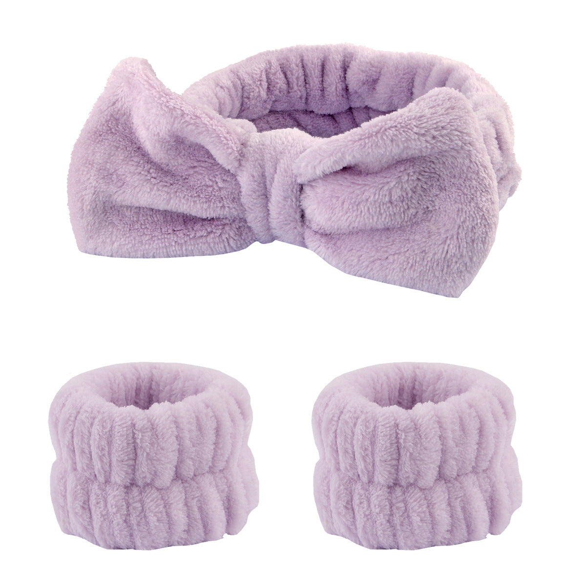 Plush Wristband Face Wash Spa Bracelet Spa Wristband Water-absorbent Sweat-absorbent Coral Velvet Waterproof Hairband