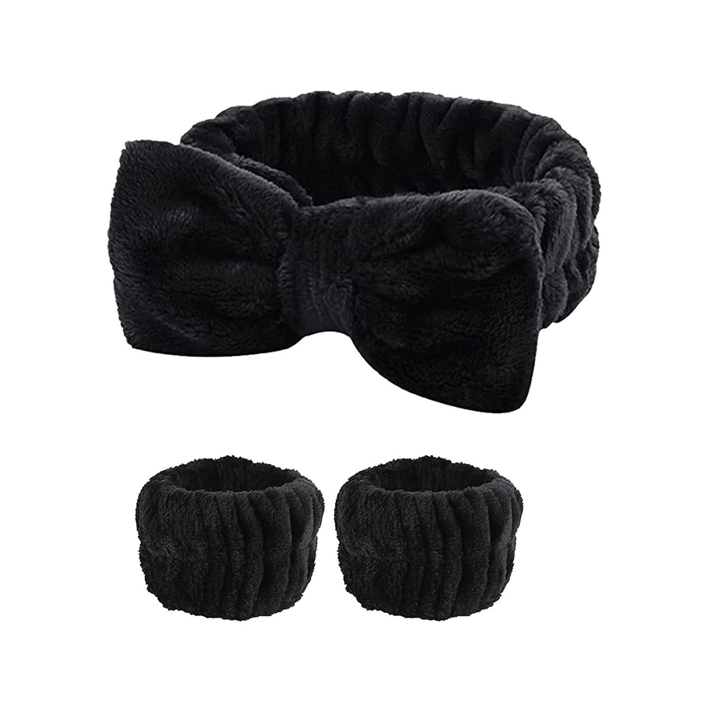 Plush Wristband Face Wash Spa Bracelet Spa Wristband Water-absorbent Sweat-absorbent Coral Velvet Waterproof Hairband
