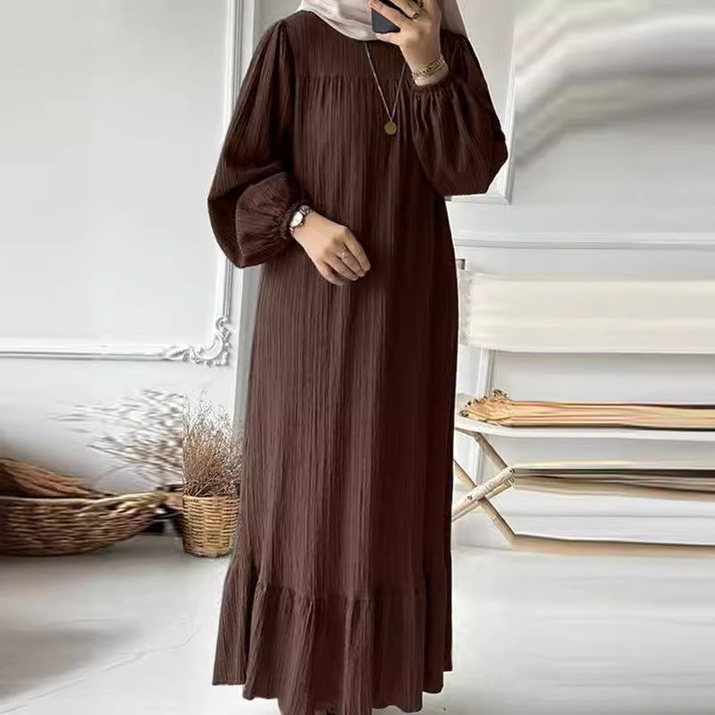 Women's Hem Ruffled Dress