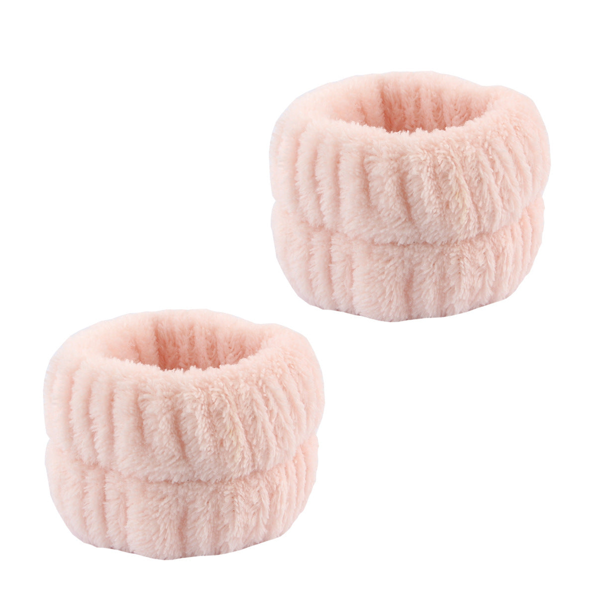 Plush Wristband Face Wash Spa Bracelet Spa Wristband Water-absorbent Sweat-absorbent Coral Velvet Waterproof Hairband